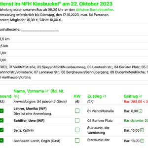 Neuerungen WanderPlan Version 2310